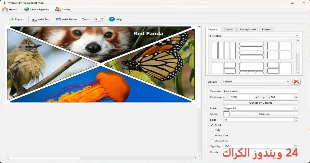 TweakNow WinSecret Plus تحميل مجاني