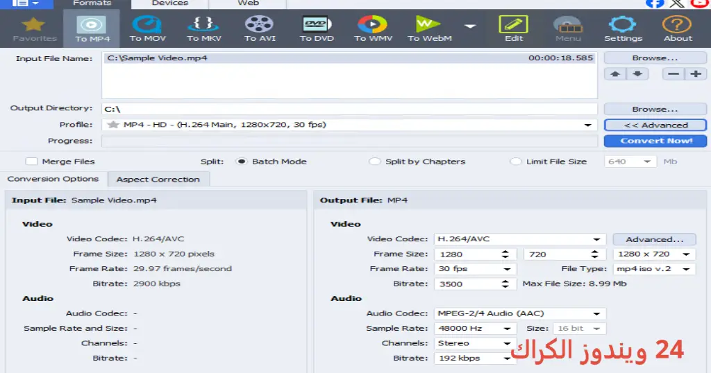 AVS Video Converter تحميل مجاني