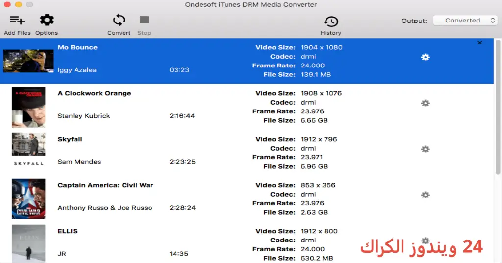 Ondesoft iTunes DRM Media Converter تحميل مجاني Ondesoft iTunes DRM Media Converter تحميل مجاني