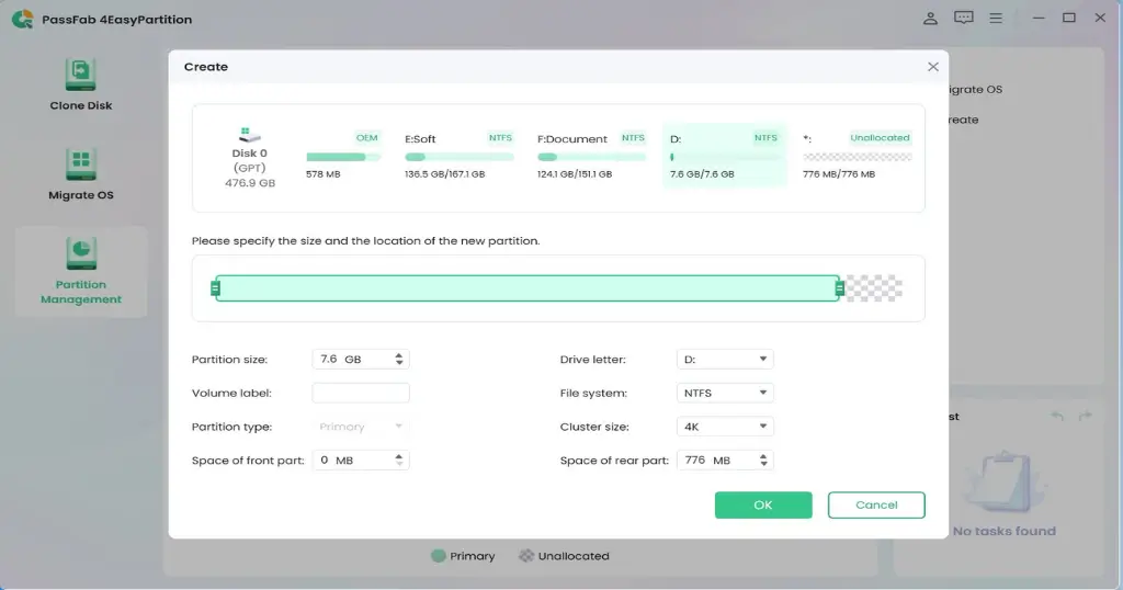 PassFab 4EasyPartition تحميل مجاني