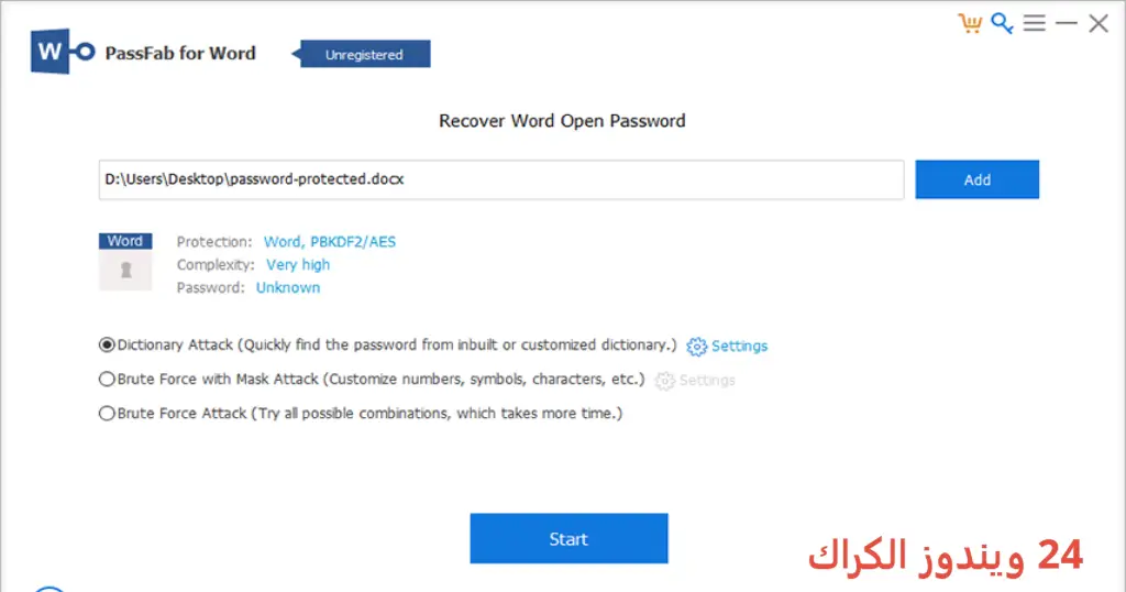 PassFab for Word تحميل مجاني