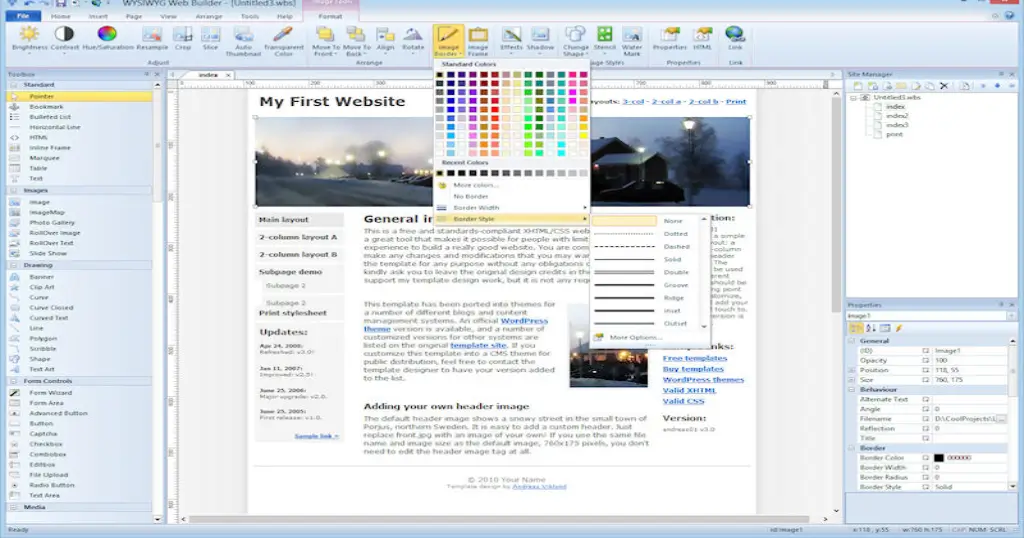 WYSIWYG Web Builder تحميل مجاني