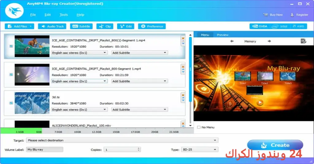 AnyMP4 Blu-ray Creator تحميل مجاني AnyMP4 Blu-ray Creator تحميل مجاني